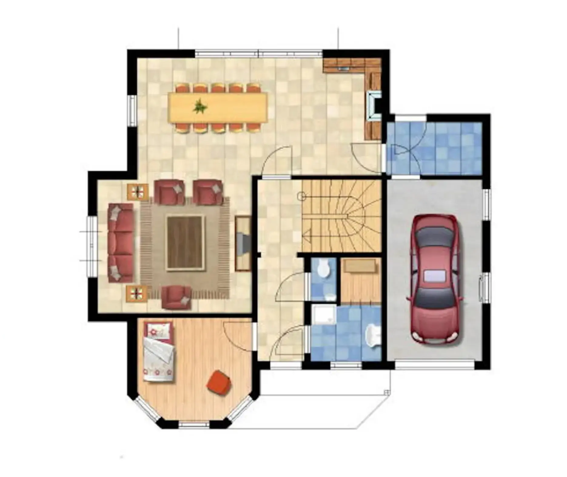 Fantastisch bij Lipnomeer gelegen, ruim gebouwde villa, te koop, Zuid-Bohemen, Tsjechische Republiek.